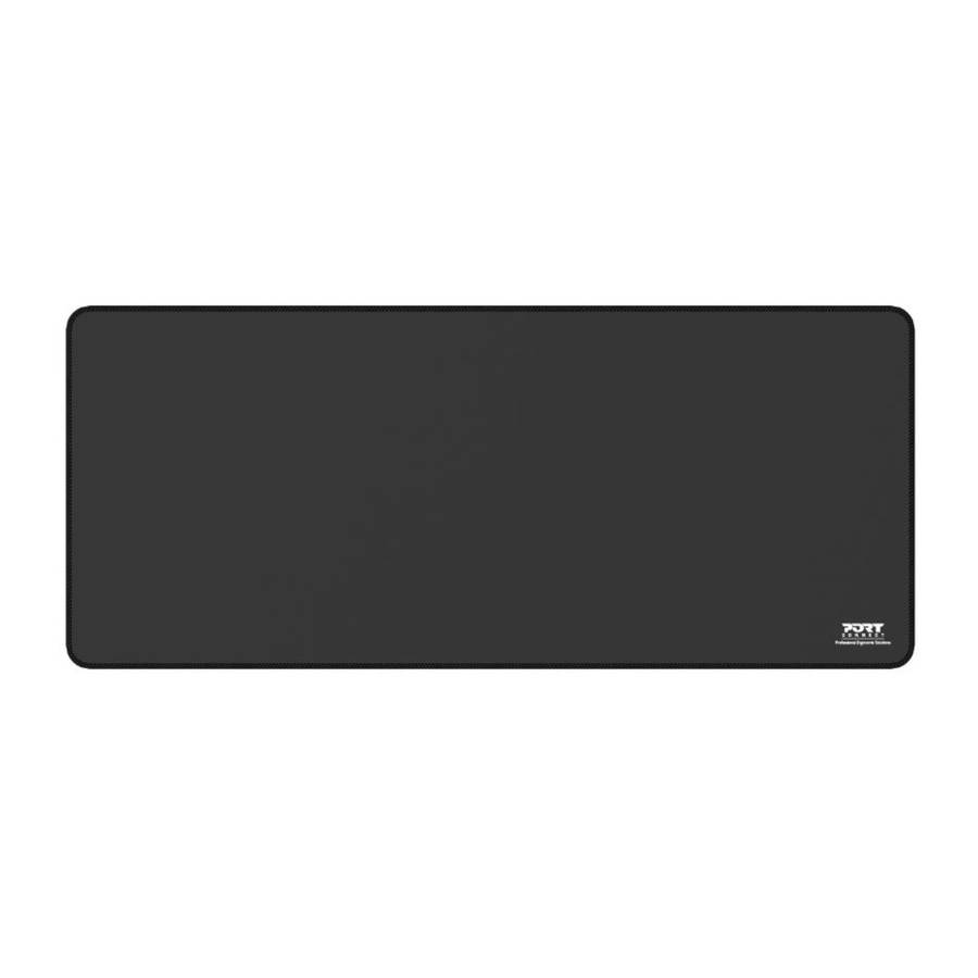 Port Connect Professional Desk Pad - Black (300 x 700mm)