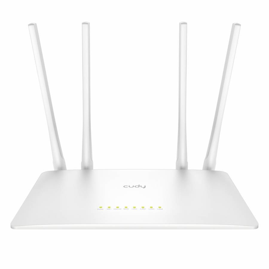 Cudy WR300S 300Mbps 5-Port Wi-Fi 4 Router  White