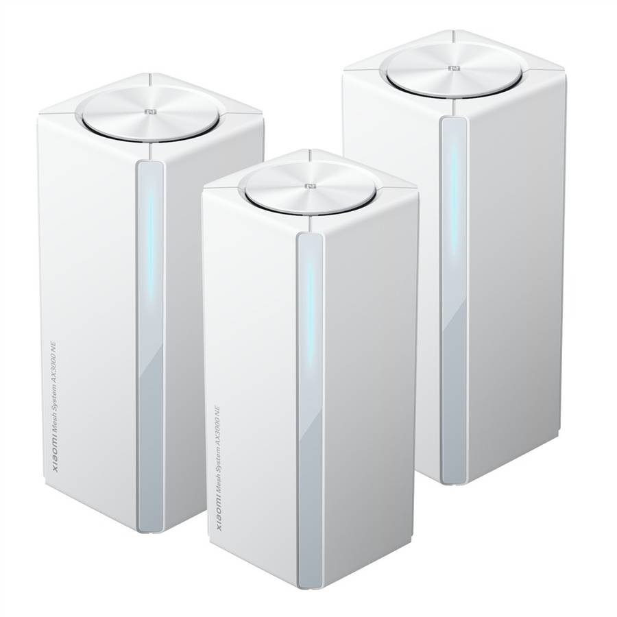 Xiaomi Mesh System AX3000 NE Whole-Home Wi-Fi 6 Router (3-Pack)  White