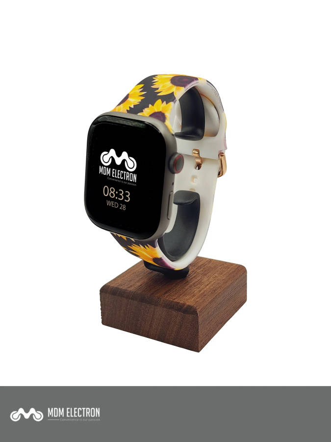Apple Watch Printed Silicone Strap - Sunflowers