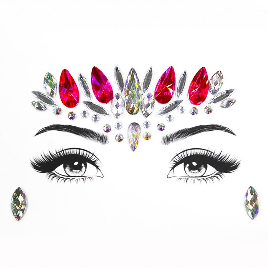 Nordik Beauty Gem Festival Face Stickers
