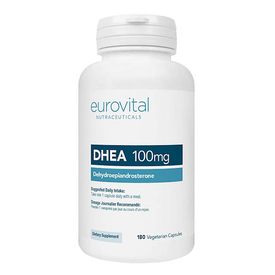 EuroVital DHEA for Body Balance Functions - 100mg (180 Capsules)