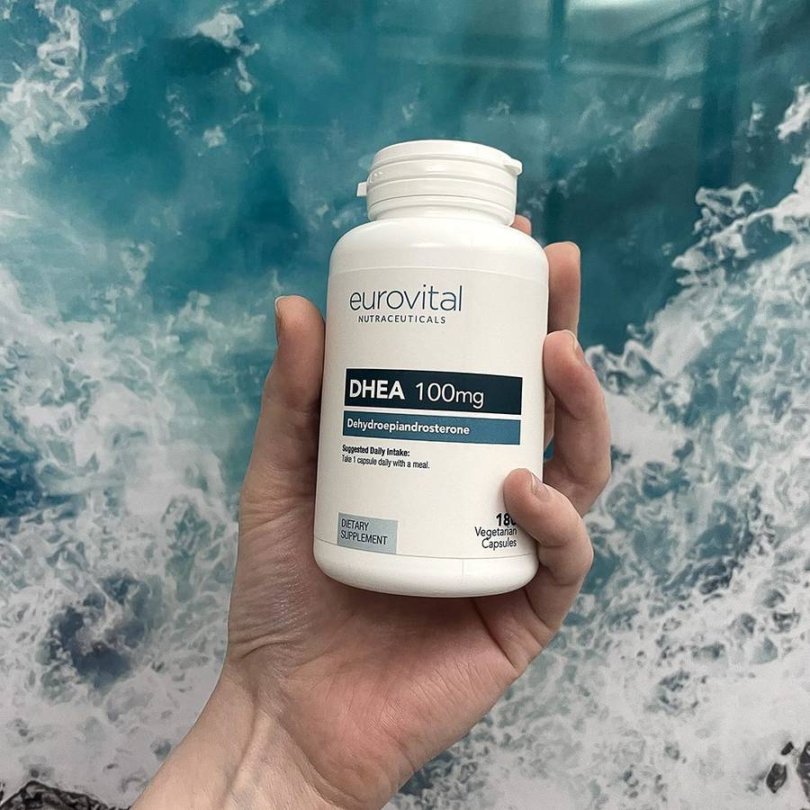 EuroVital DHEA for Body Balance Functions - 100mg (180 Capsules)
