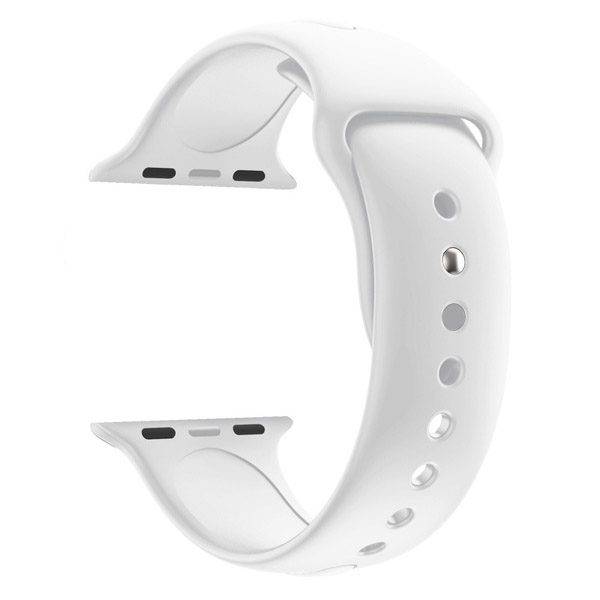 Zonabel 38/40/41mm Apple Watch Replacement Silicone Strap - White
