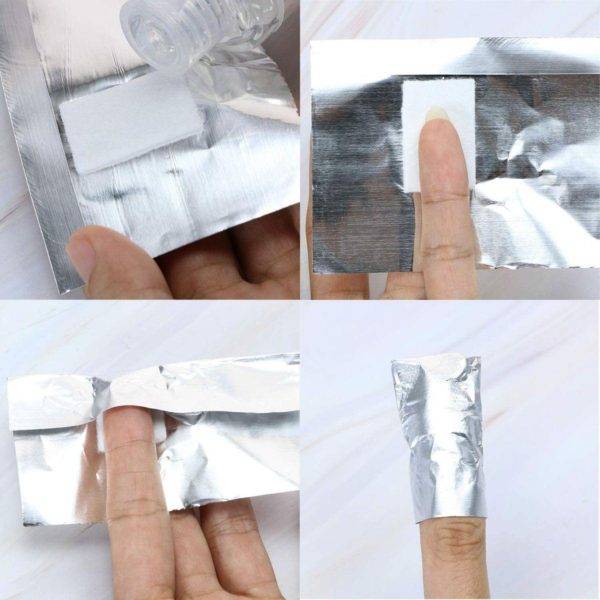 Nordik Beauty Gel Polish Removal Foils (pack of 40)