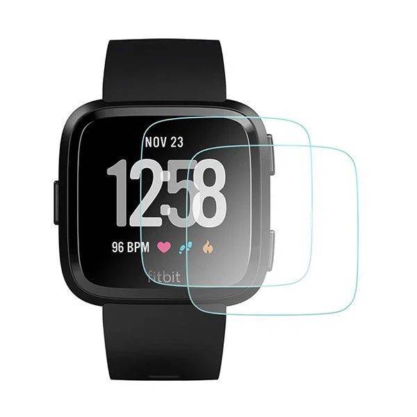Zonabel Fitbit Versa Tempered Glass Screen Protector (Pack of 2)