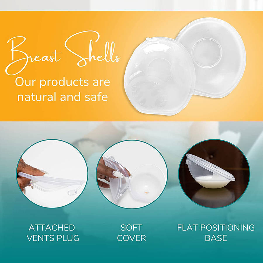 Bum Bum Baby Breast Milk Catcher and Nipple Protector Shell Cups