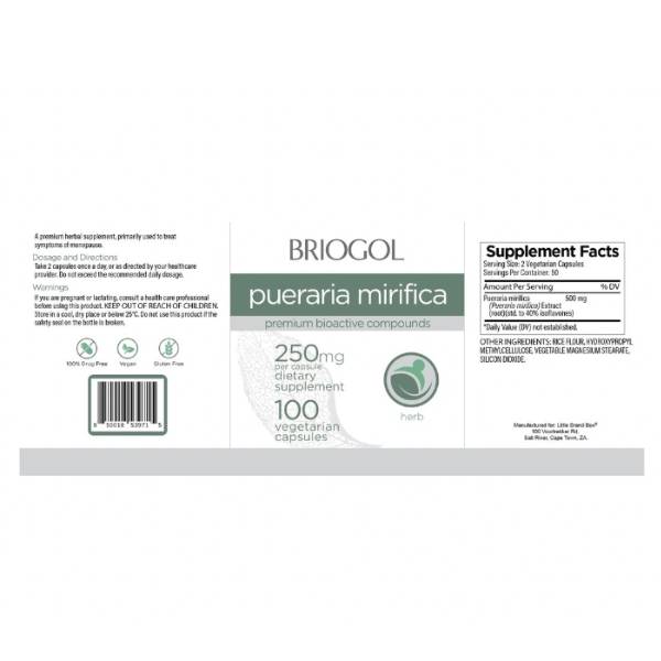 Pueraria Mirifica Breast Health Combo: 100 Capsules & Enlargement Cream 99ml