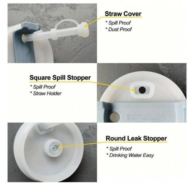 Silicone Straw Cover to Fit 10mm Straw 3 Pack