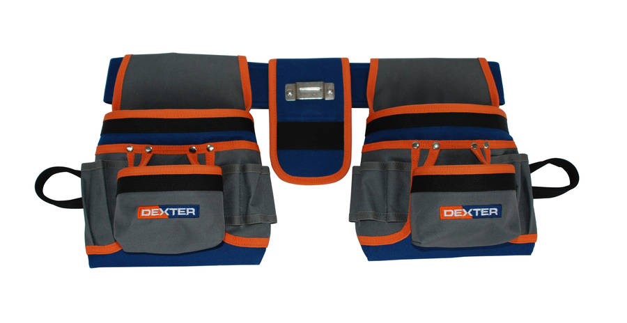 Tool pouch 20 pockets with belt DEXTER