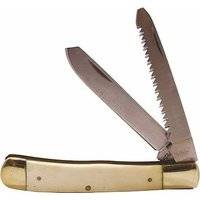 Tekut Mk5009a Tekut Double Blade Trapper Knife With Bone Handle