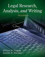 Legal Research, Analysis, and Writing (Paperback, 3rd edition) picture
