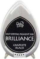 Tsukineko Brilliance Dew Drop Ink Pad - Graphite Black picture