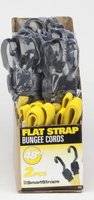 Smartstraps Flat Strap Bungee Cords (120cm) (Yellow) (Pack of 2)