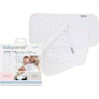 Baby Sense Burp Cloth (2 Pack)(Pink)