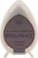 Tsukineko Brilliance Dew Drop Ink Pad - Starlite Silver picture