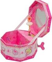 Octangle Shape Musical Jewellery Box (Pink) picture