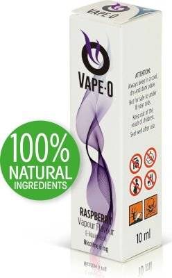 Vape-O Nicotine Refill Liquid 10ml - Raspberry Flavour 6mg picture