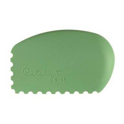 Princeton Catalyst Wedge Silicon Painting Tool - Green (No 3)