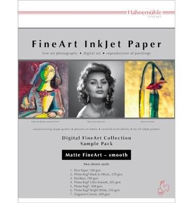 Hahnemuhle Digital Selection Pack A4 12s Smooth