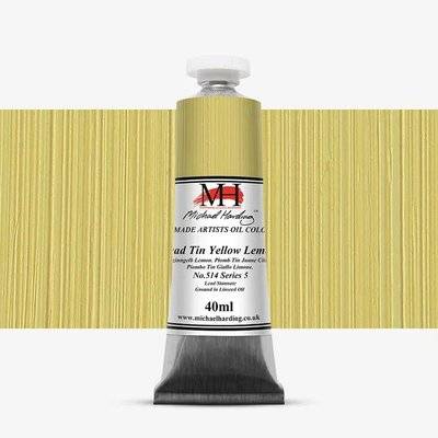 Michael Harding Oil Paint (40ml)(Lead Tin Yellow Lemon)