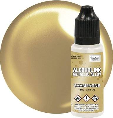 Couture Creations Alcohol Ink - Metallic Alloy - Champagne (12ml)