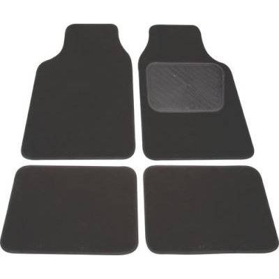 MOTOquip Shape Carpet Mat Set (4 Piece) (Black) picture