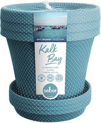 Sebor Super Pot & Saucer Set (x3 Kalk Bay) (15cm)