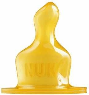 NUK Standard Neck Latex Tea Teat (0-6 Months) picture