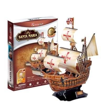 Cubic Fun 3D Puzzle - Santa Maria (113 Pieces) picture