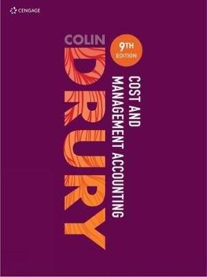 Cost and Management Accounting (Paperback, 9th edition)