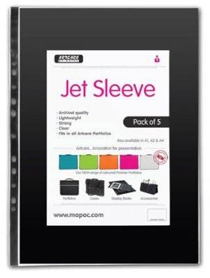 Mapac Jet Archival Portfolio Sleeve 5 Pack (A3)