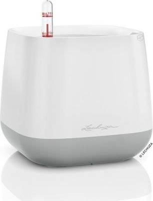 Lechuza Yula Planter (White / Grey) - White/Gray picture