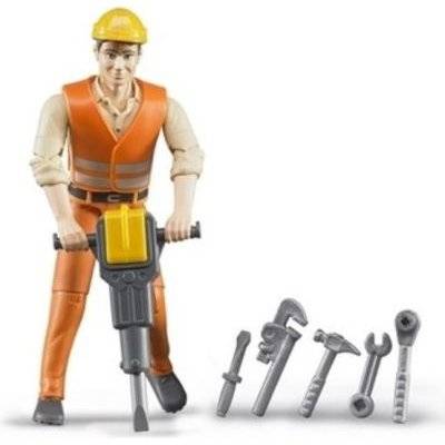 Bruder Construction Worker with Accessories