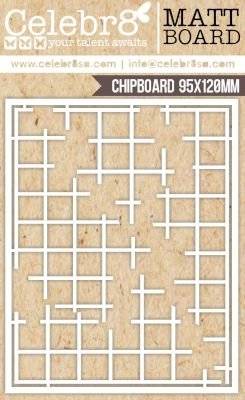 Die Cut Matt Board Midi Grid Edges and Corners