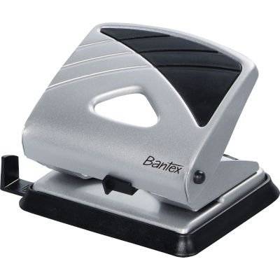 Bantex B9306 Office Punch (2 hole)(Silver)