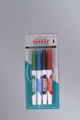 Parrot Whiteboard Marker (Slimline)(Pack of 4)
