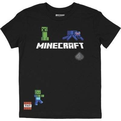 Minecraft Logo Youth T-Shirt (Black)(9-10) picture