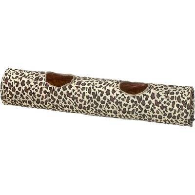 zaKatz zaTunnel Leopard Print 2-Way Pet Crinkle Tunnel
