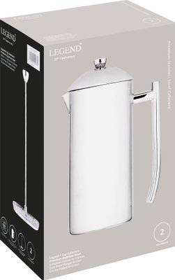 Legend Stainless Steel Cafetiere Coffee Maker (4 Cup) (600ml)