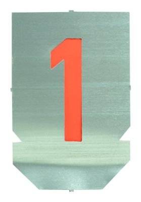 Handover Set of Metal Lettering Stencils Numbers (0-9)(100mm)