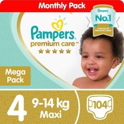 Pampers Premium Care Disposable Nappies (Size 4)(104's)(Mega Pack) picture