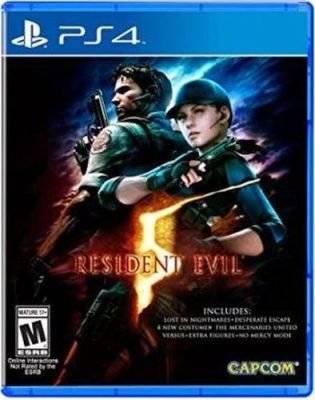 Resident Evil 5 HD (PlayStation 4, Blu-ray disc)