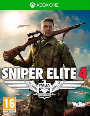 Sniper Elite 4 (XBox One, Blu-ray disc)