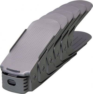 Fine Living Shoe Organiser (Set of 6)(Grey)
