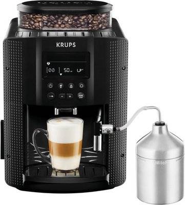 Krups Essential Bean to Cup Full Auto Espresso Maker (Black / Silver)