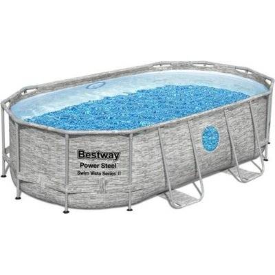 Bestway Power Steel Swim Vista Series Oval Frame Pool Set picture