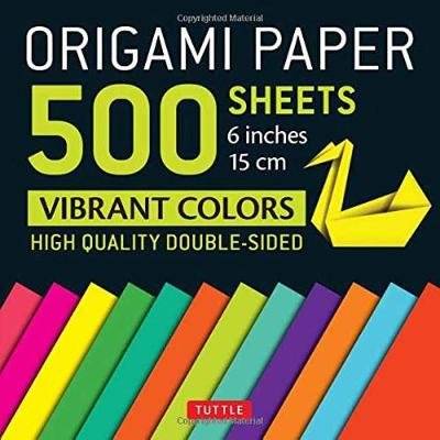 Origami Paper 500 Sheets - Vibrant Colors