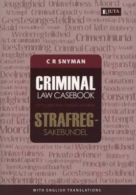 Criminal Law Casebook / Strafregsakebundel (English, Afrikaans, Paperback, 5th ed)