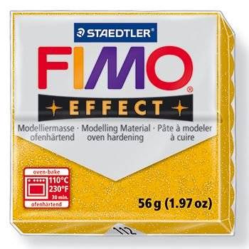 Staedtler Fimo Soft - Glitter Gold (56g) picture